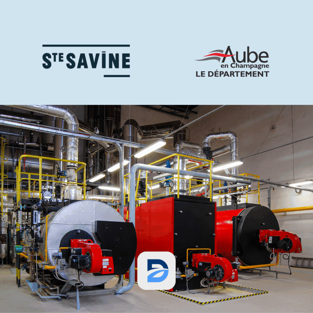 Chaufferie de Sainte-Savine, étude de réseau de chaleur repérée par Délib
