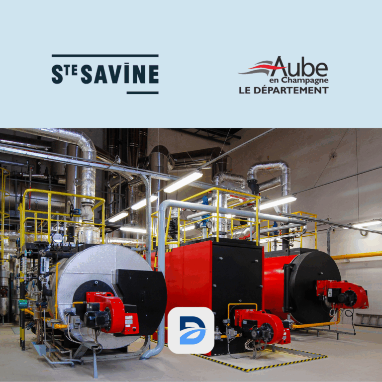 Chaufferie de Sainte-Savine, étude de réseau de chaleur repérée par Délib