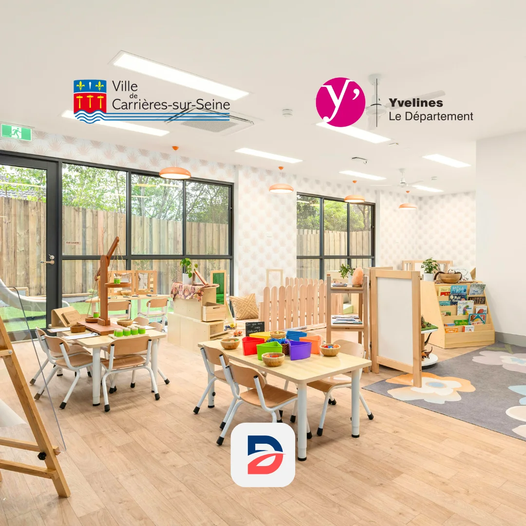 Salle de crèche, quatre établissements d’accueil du jeune enfant de Carrières-sur-Seine confiés en DSP, repérés par Délib